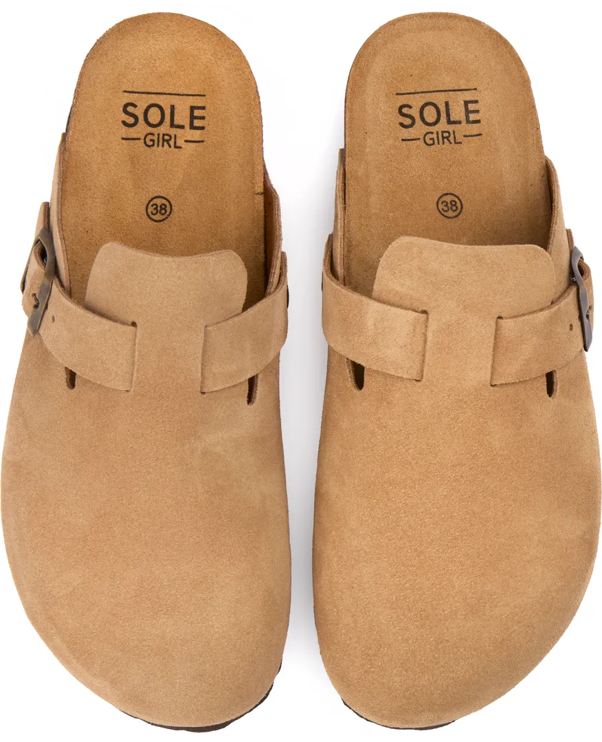footbed mules womens