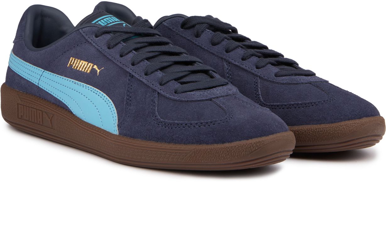 Mens Puma Army Trainers In Navy/Sky | Soletrader