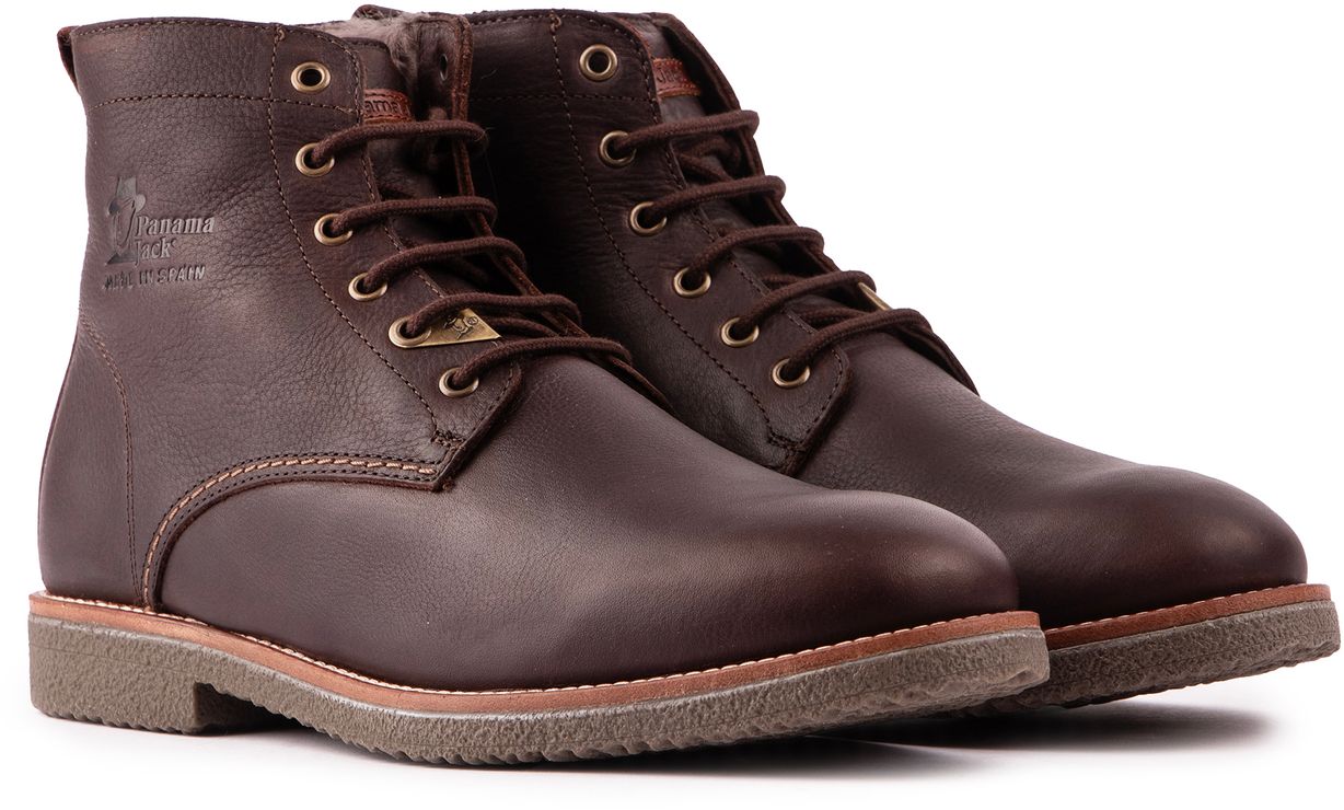 Mens Panama Jack Glasgow Igloo Boots In Brown Soletrader