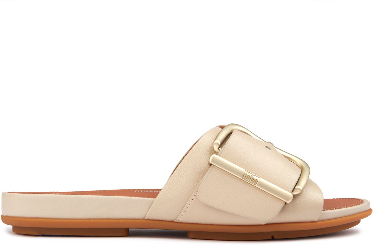 Womens Fitflop Gracie Maxi Buckle Sandals In Nude Soletrader