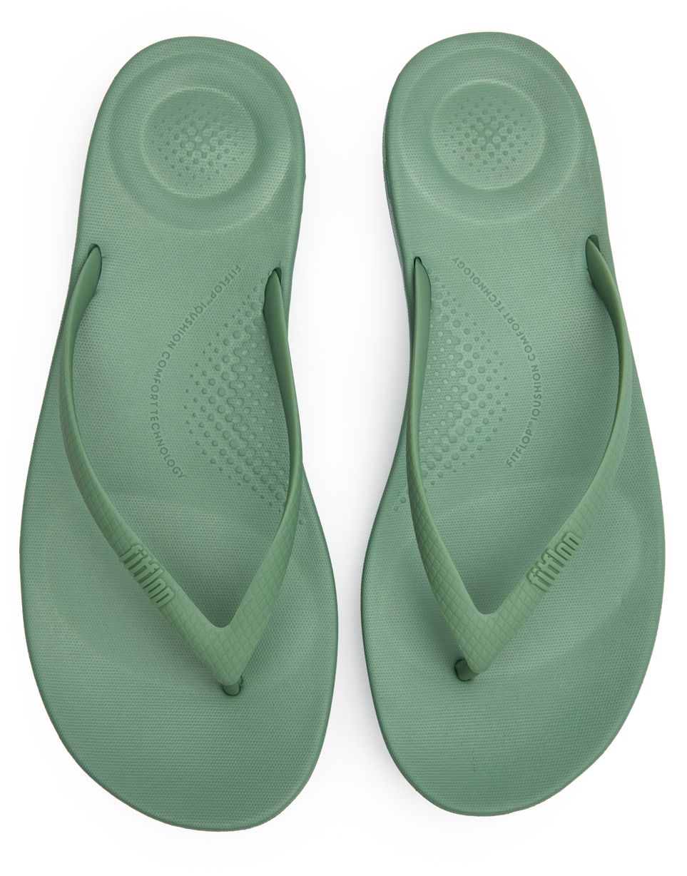 FitFlop Iqushion Ergonomic Flip-Flops Sandals - Gold main image 0