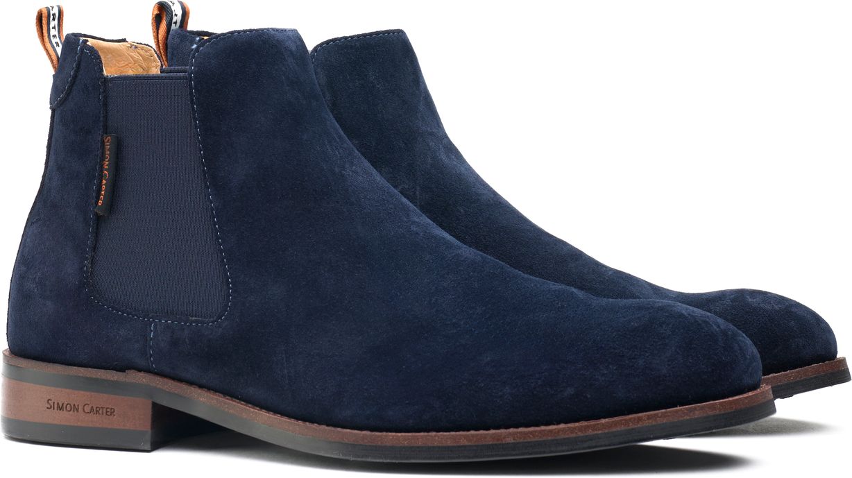 Simon Carter Scarpe Brogue Uomo Beagle - Tomaia Pelle Marrone, Dettagli Perforati, Suola Sintetica, EU 45