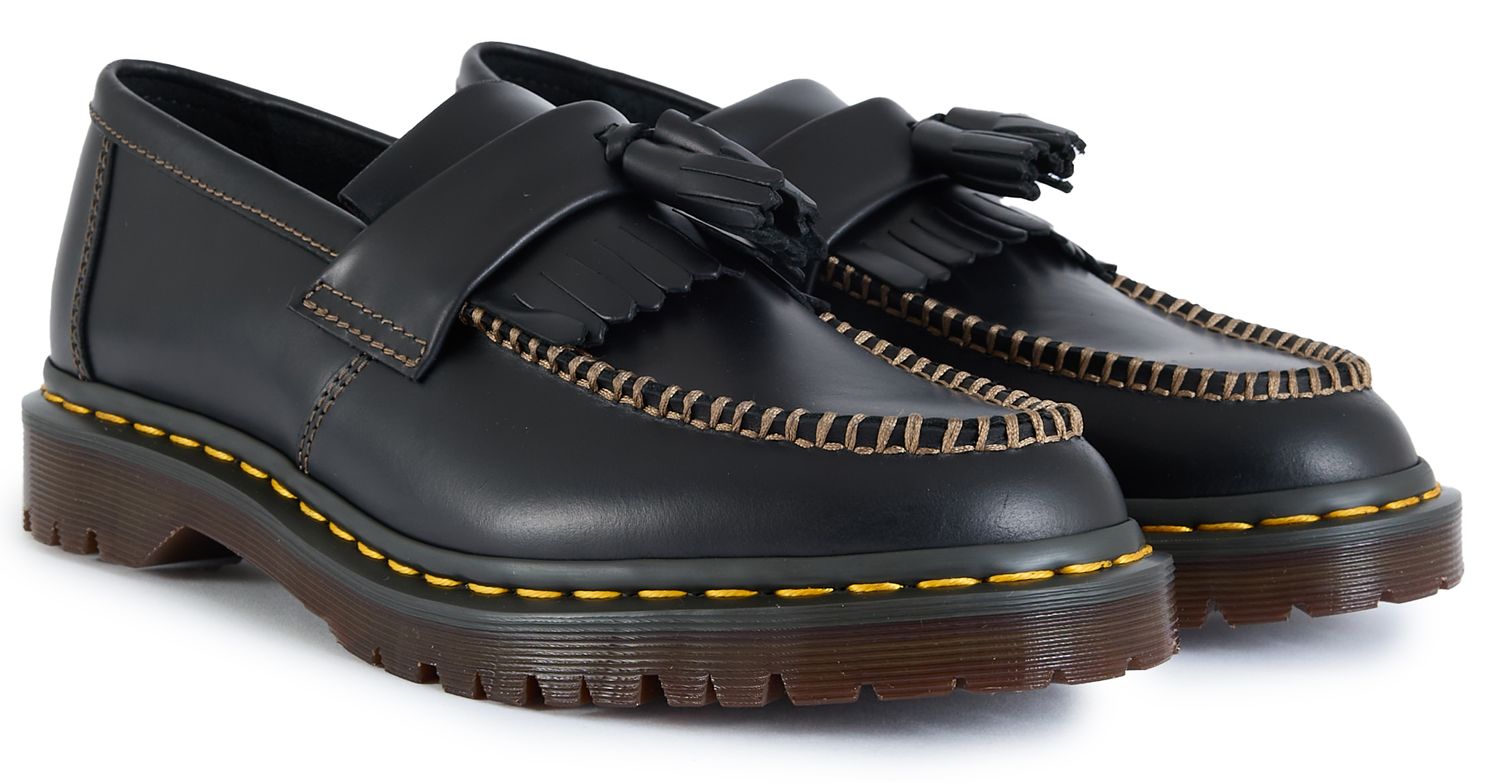 Mens Dr Martens Adrian Tassel Shoes In Black | Soletrader