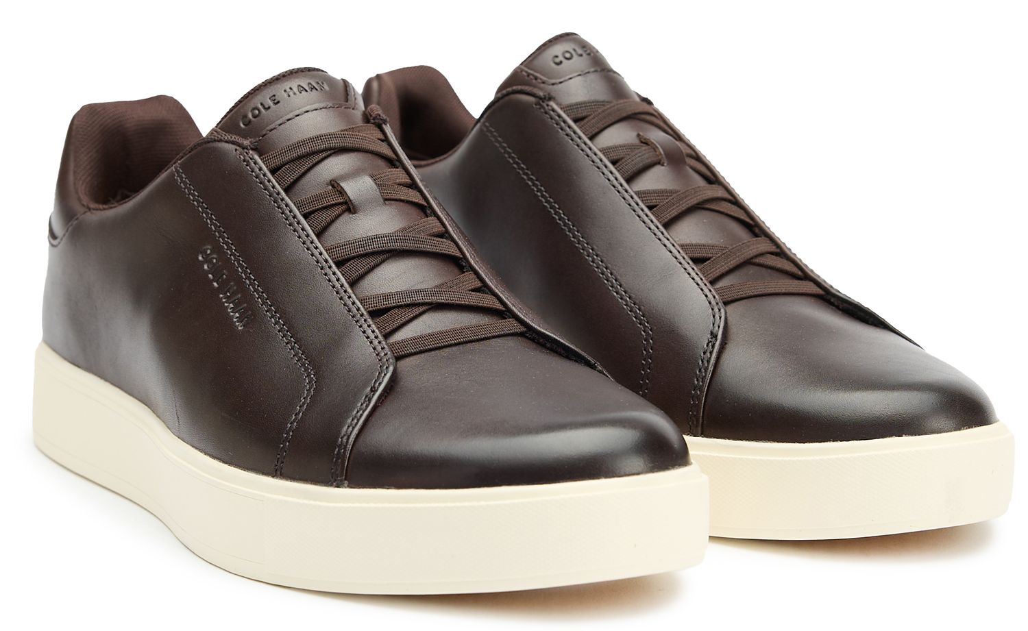 Mens Cole Haan Grand Crosscourt Tennis Sneakers In Dark Brown