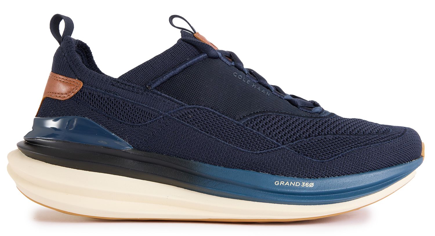 Mens Cole Haan Original Grand Quadstar Stitchlite Sneakers In Blue