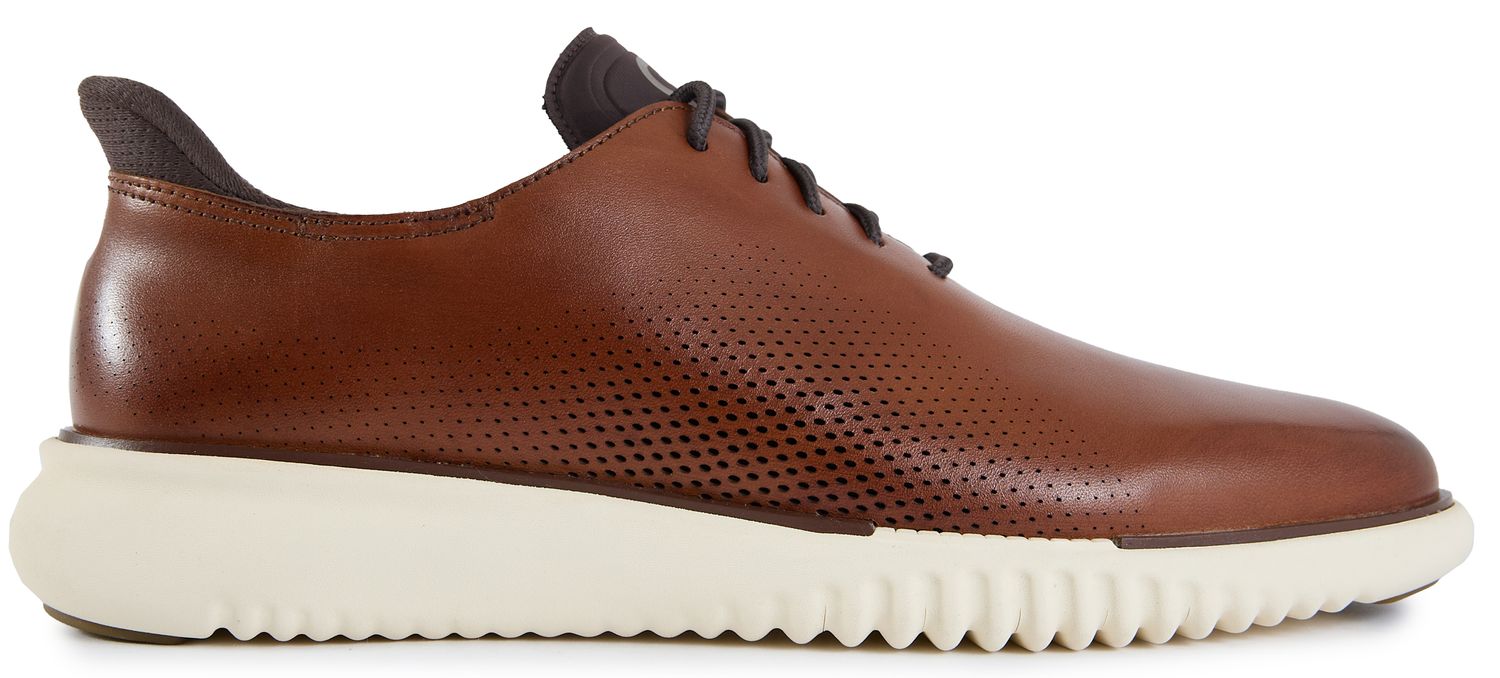 Mens Cole Haan Zero Grand Evo Laser Oxford Shoes In Tan | Soletrader