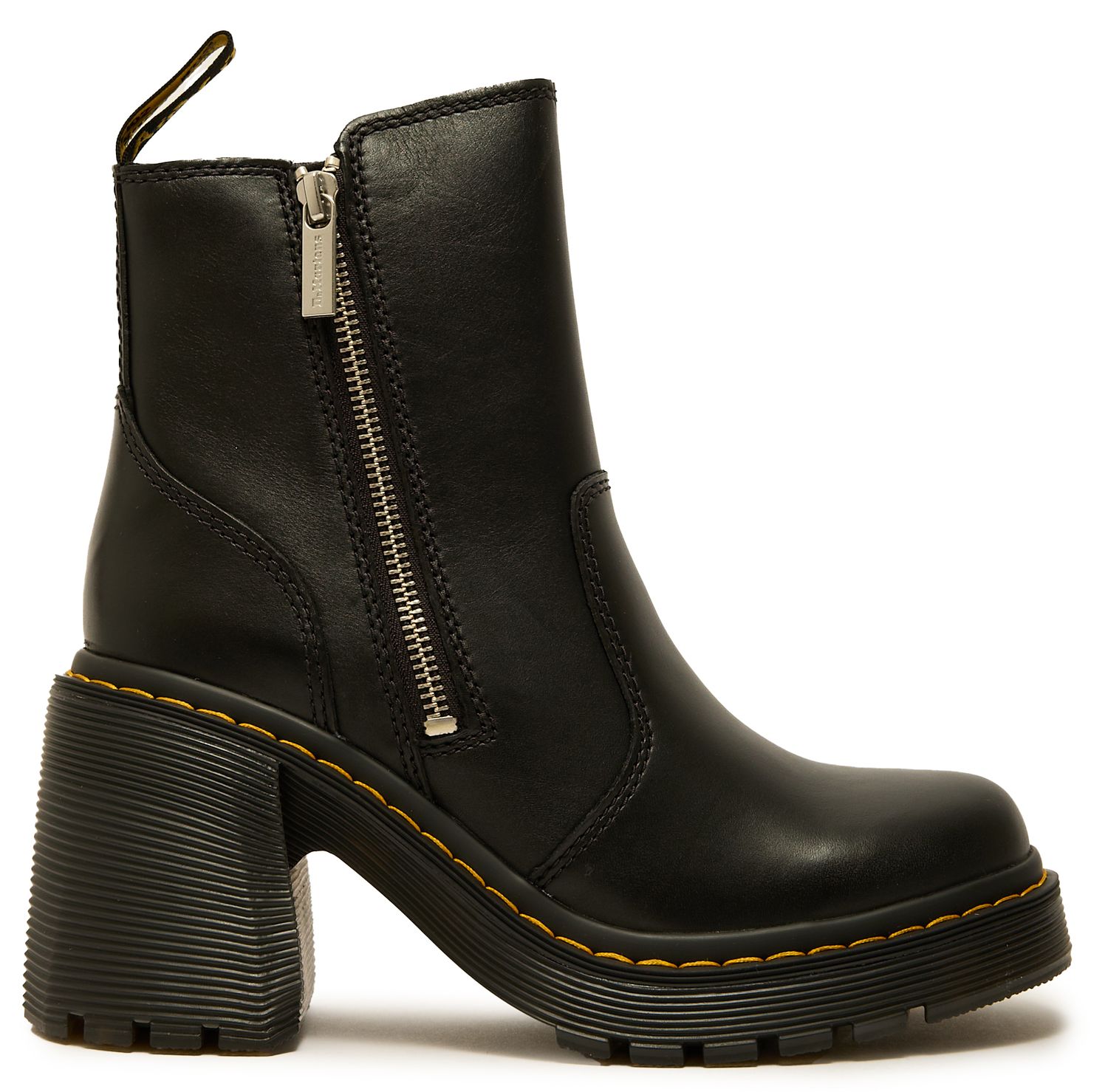 Womens Dr Martens Spence Zip Boots In Black | Soletrader