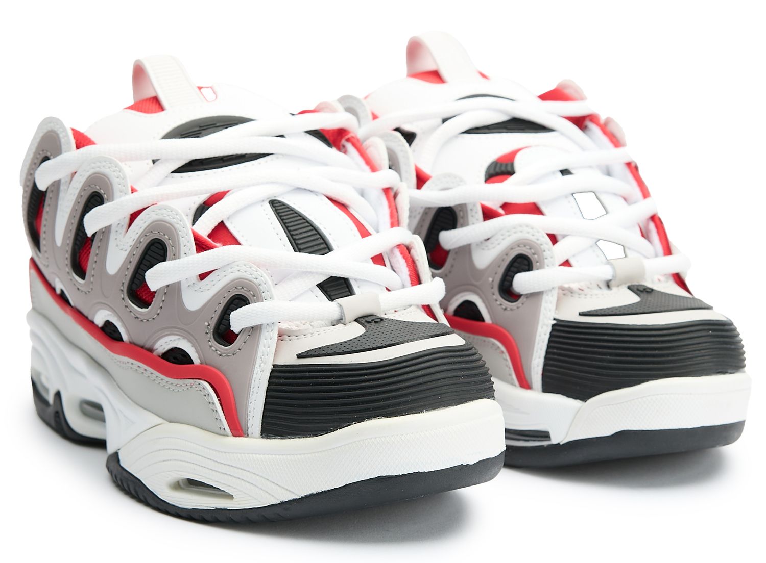 Mens Osiris D3 2001 Sneakers In Red | Soletrader