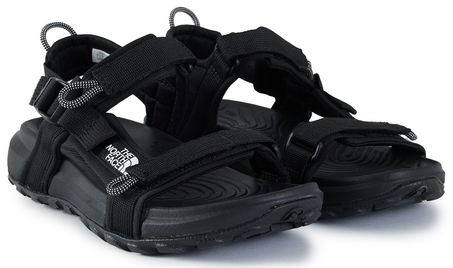 Womens The North Face Explore Camp Sandals In Black | Soletrader
