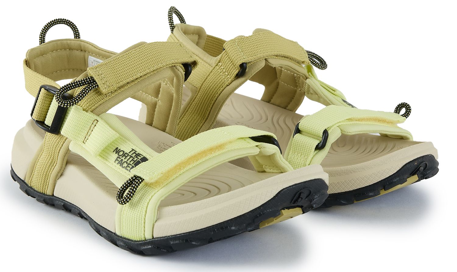 Womens The North Face Explore Camp Sandals In Lemon | Soletrader