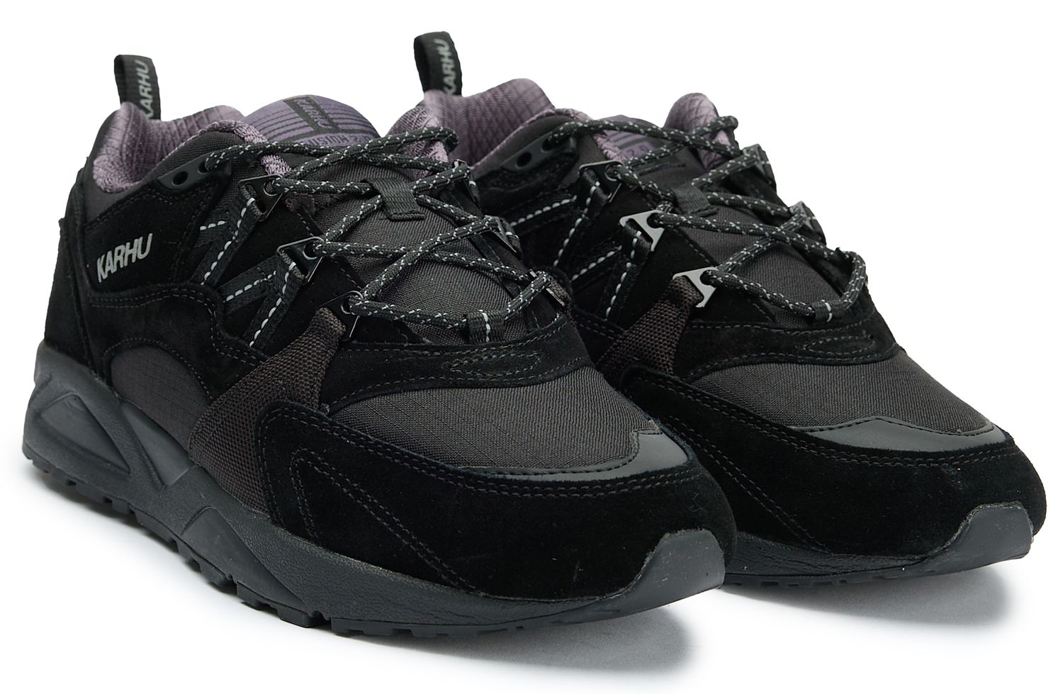 Mens Karhu Fusion 2.0 Sneakers In Jet Black | Soletrader