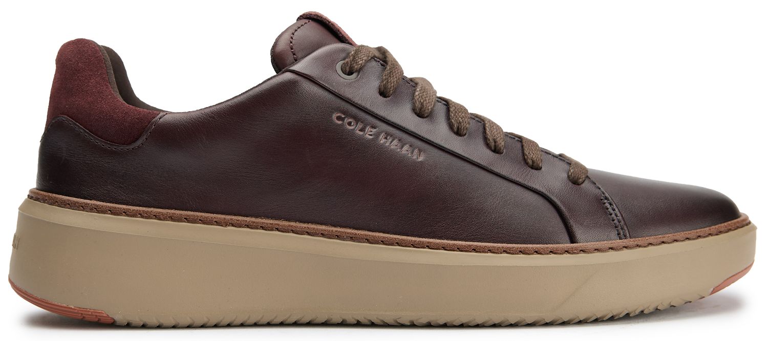 クークーポッン！ Mens Cole Haan Grandpro Topspin Sneakers In Dark Chocolate