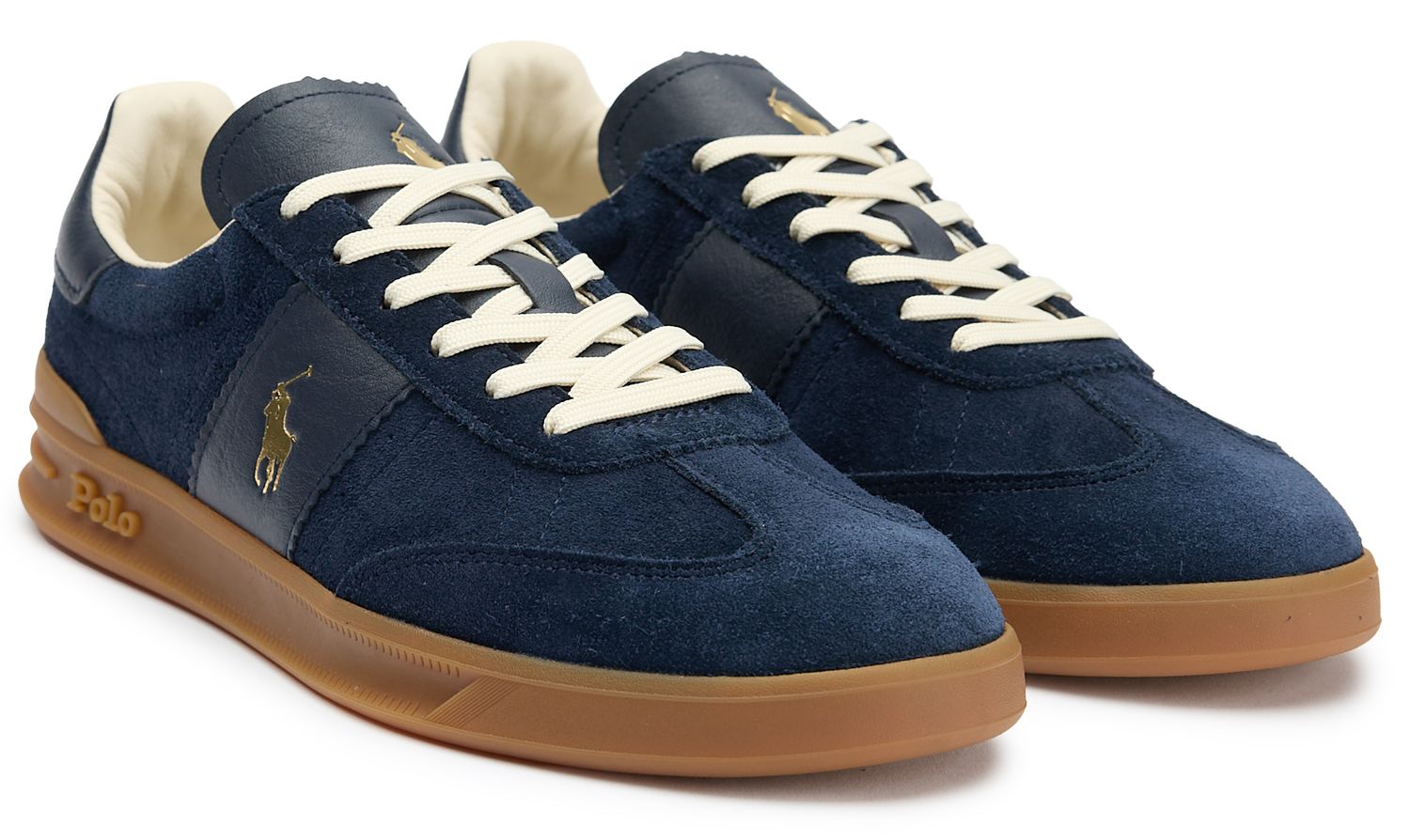 Mens Polo Ralph Lauren Heritage Aera Sneakers In Blue | Soletrader