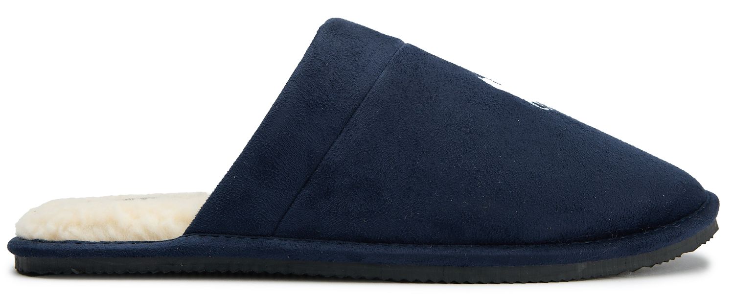 Mens Polo Ralph Lauren Klarence Slippers In Navy Blue | Soletrader