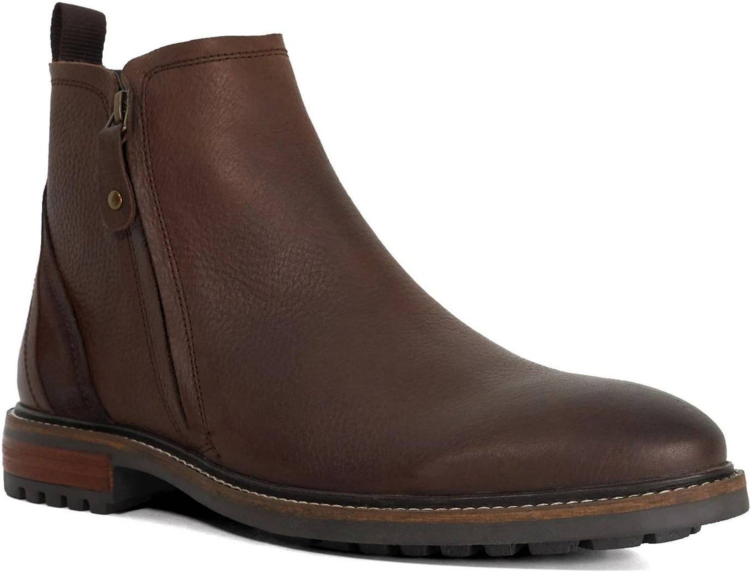Mens Dune London Cian Casual Boots In Brown | Soletrader