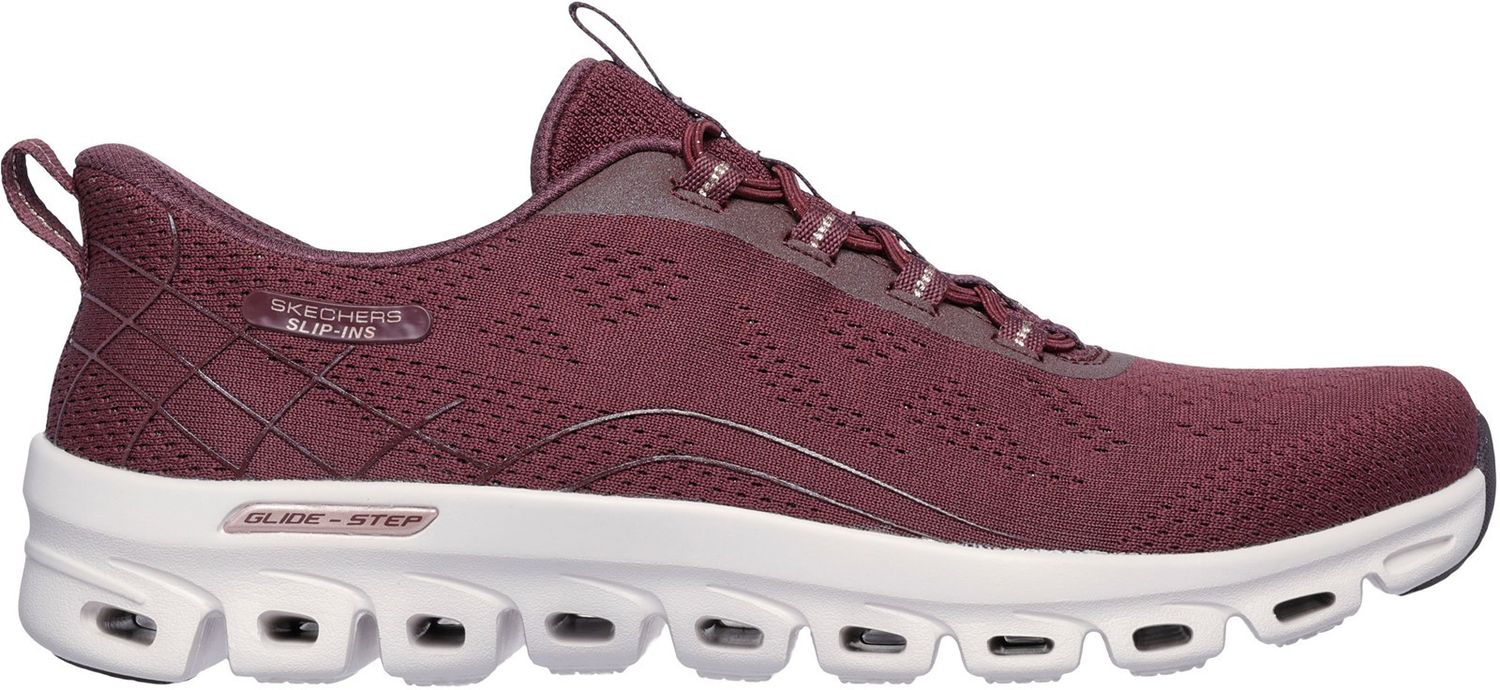 skechers memory foam red