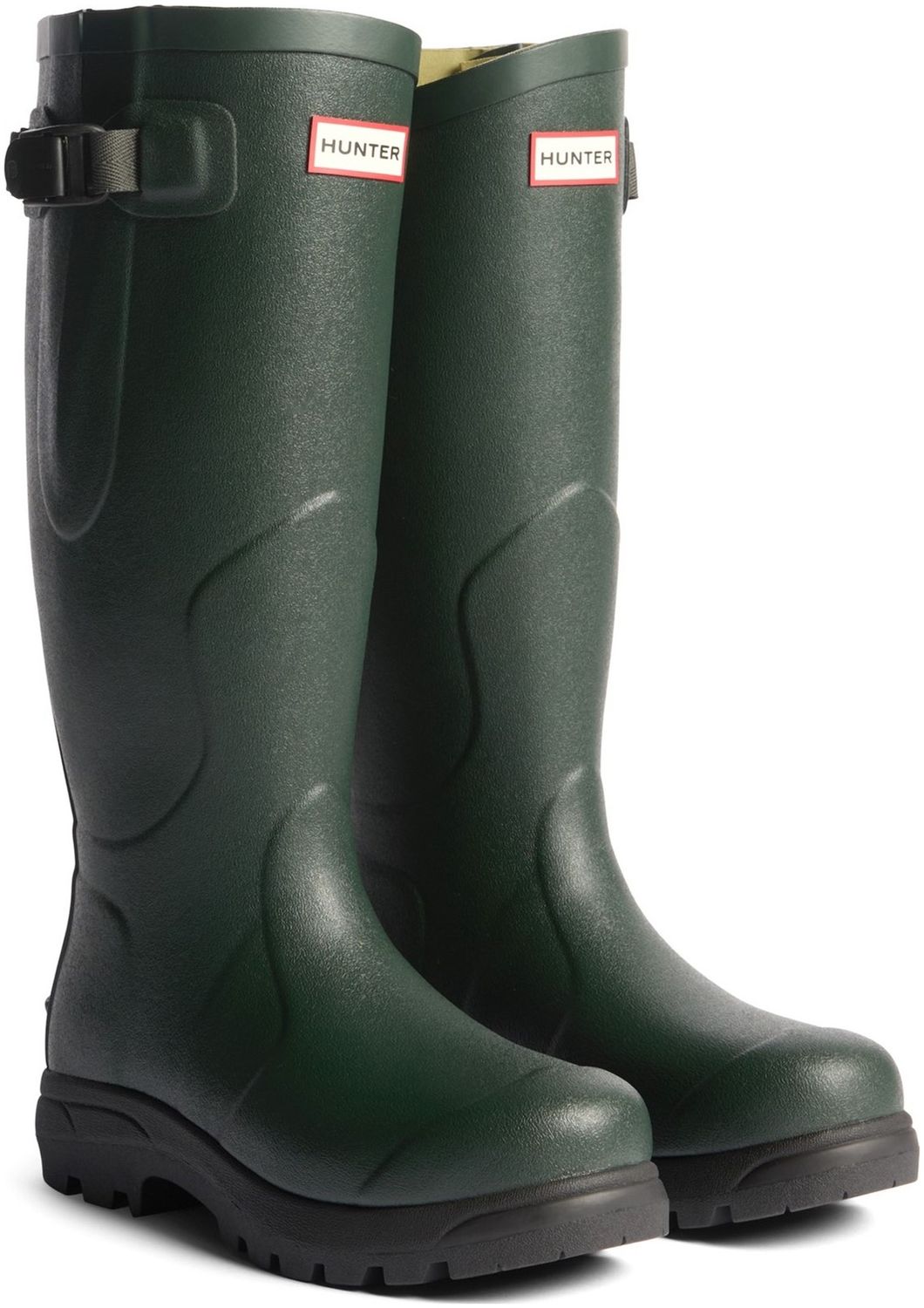 Mens Hunter Balmoral Mk II Boots In Dark Olive/Black | Soletrader