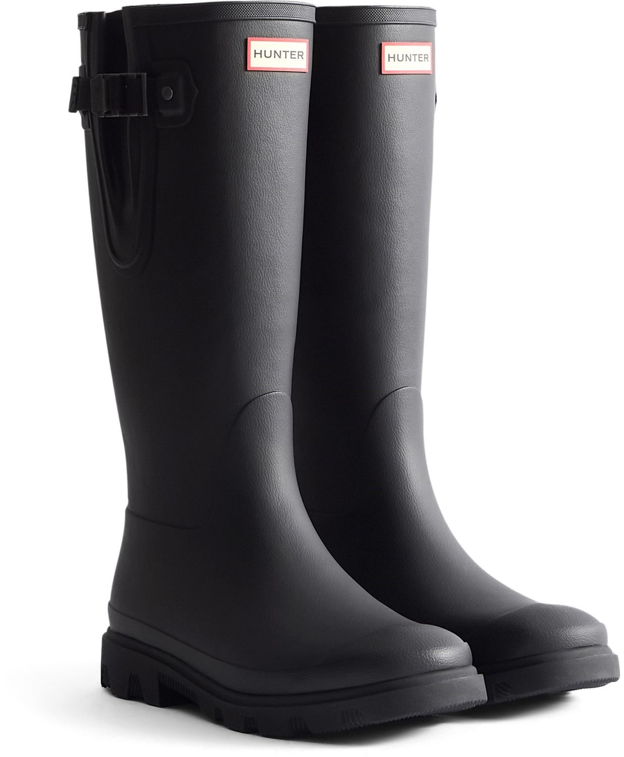 Mens Hunter Downpour Adjustable Boot In Black | Soletrader