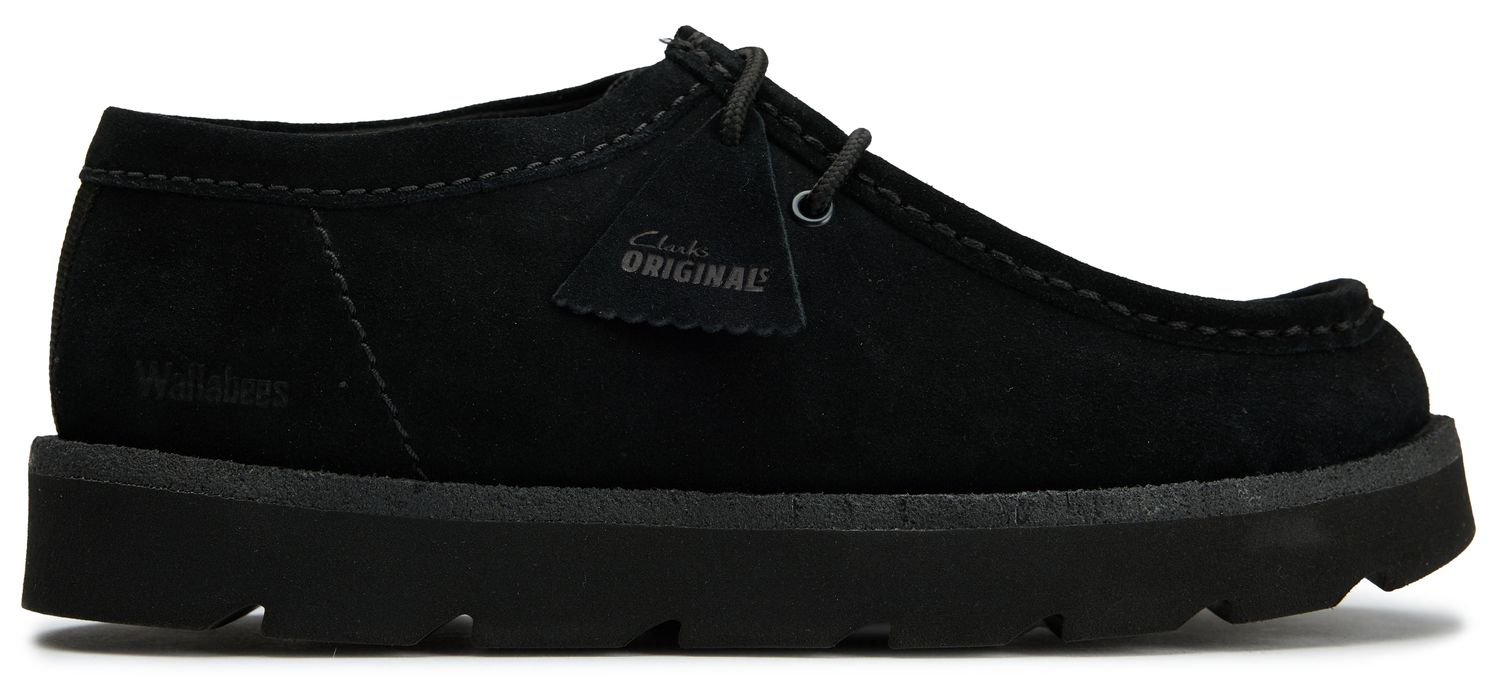 Mens Clarks Meara Walla Shoes In Black | Soletrader