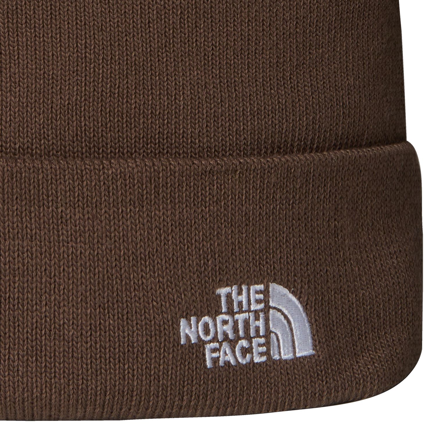 Mens The North Face Norm Beanie In Brown | Soletrader