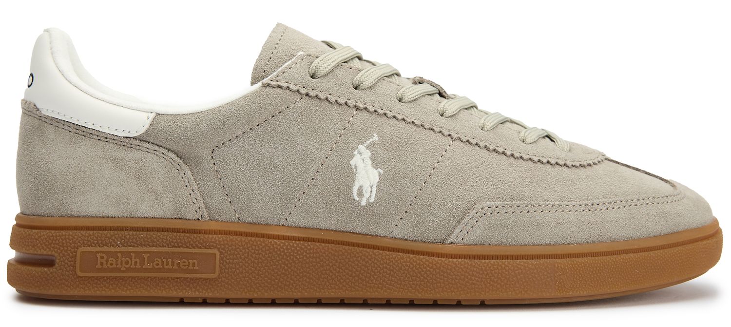 Mens Polo Ralph Lauren Bedford Pp Sneakers In Grey | Soletrader