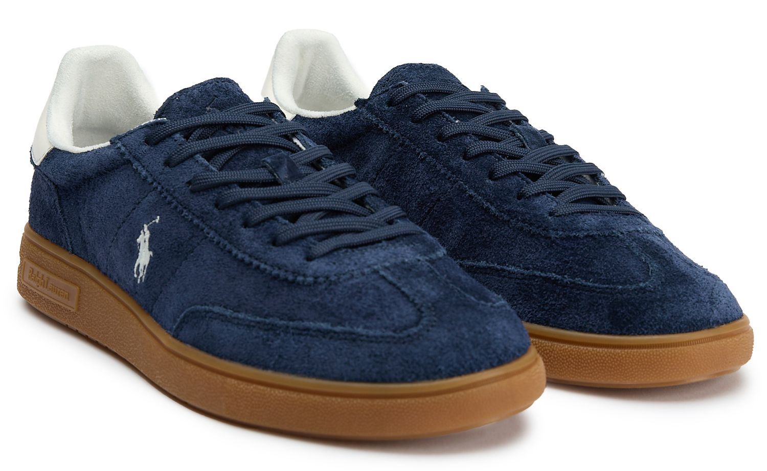 Mens Polo Ralph Lauren Bedford Pp Sneakers In Navy Blue | Soletrader