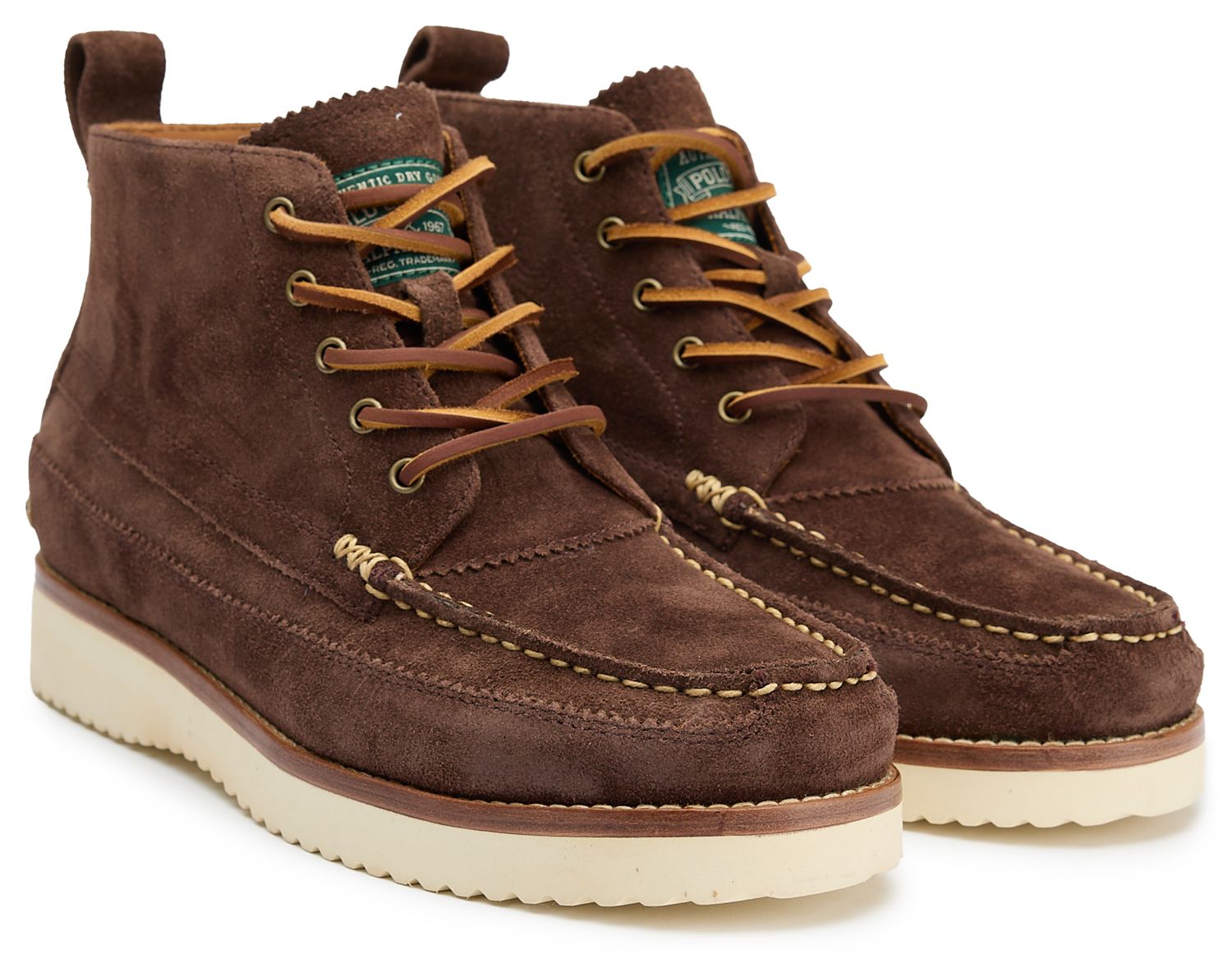 Mens Polo Ralph Lauren Ranger Boots In Brown | Soletrader