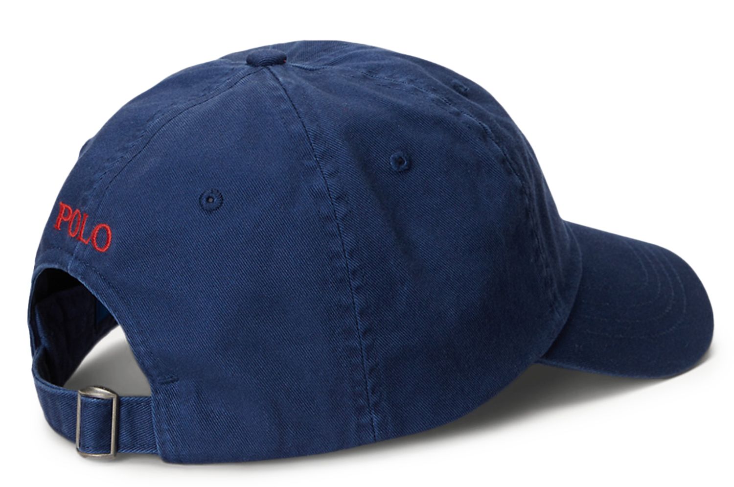 Mens Polo Ralph Lauren Iconic Cotton Chino Baseball Cap In Navy