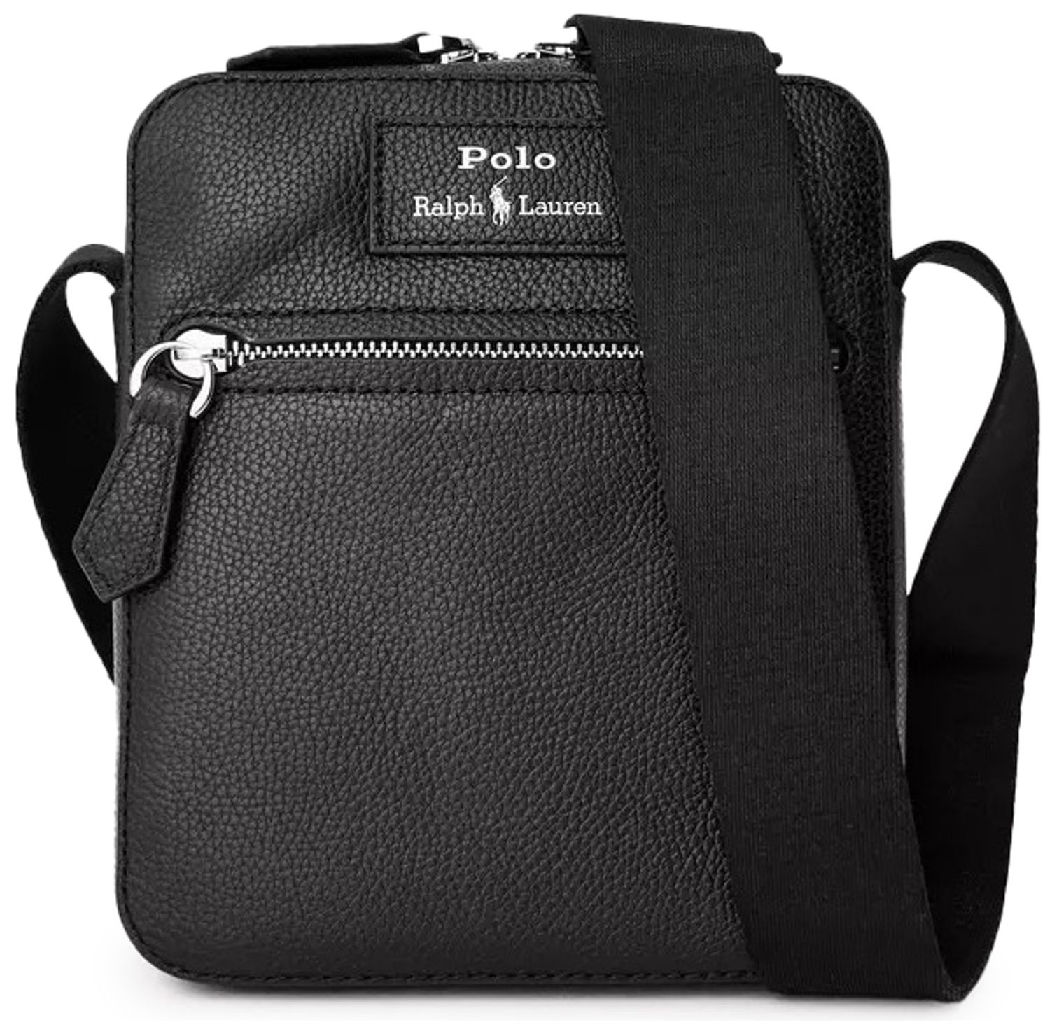 Mens Polo Ralph Lauren Shoulder Cross Body Bag In Black | Soletrader