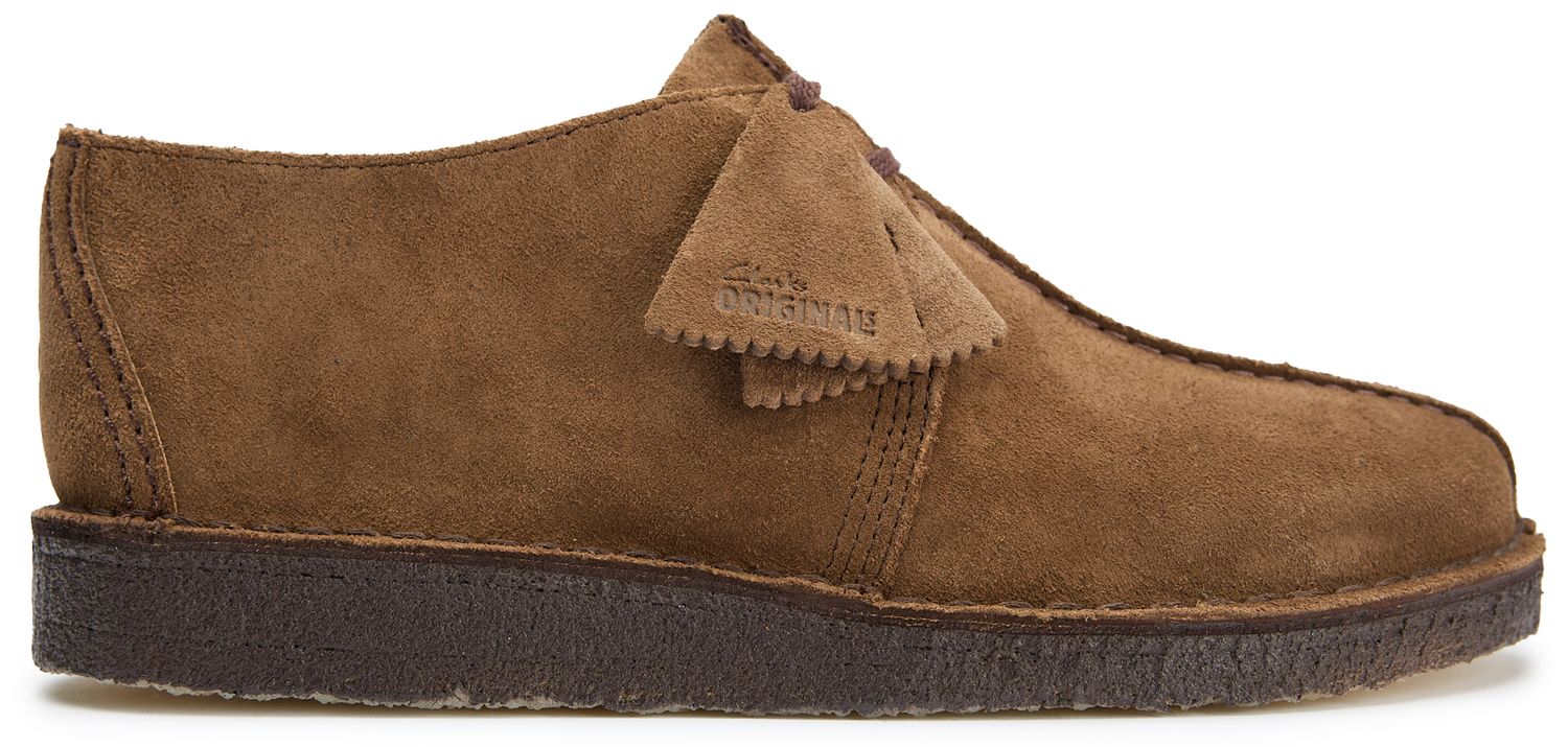 Mens Clarks Desert Trek Shoes In Brown | Soletrader