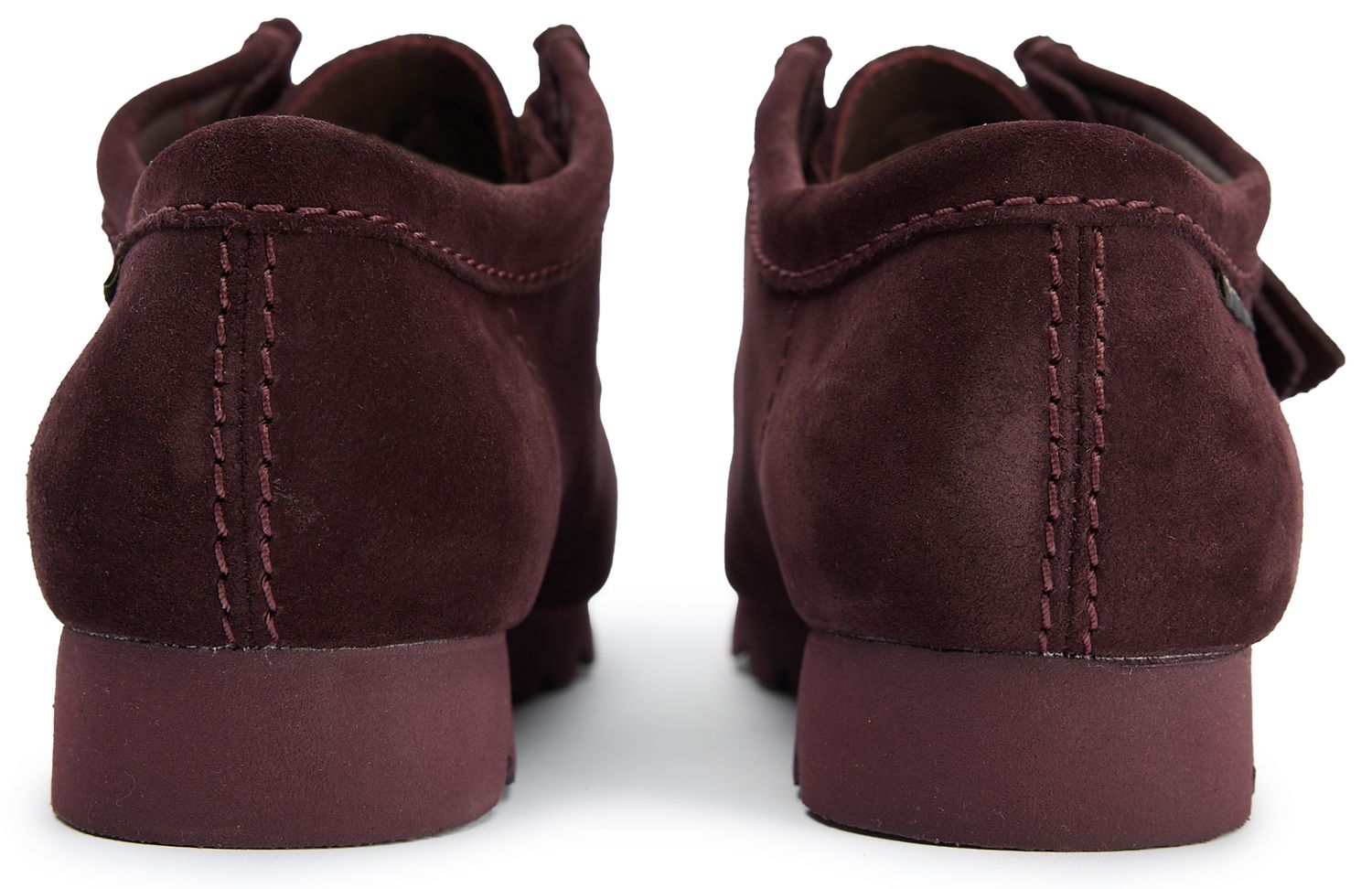 Mens Clarks Wallabee GTX Shoes In Purple Grape | SOLE