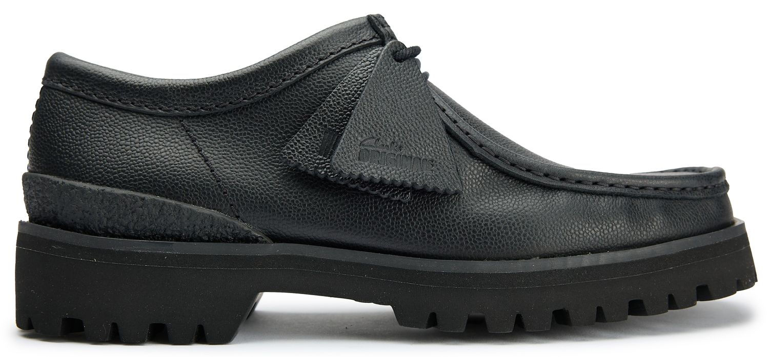 Mens Clarks Walla Yukoner Shoes In Black | SOLE