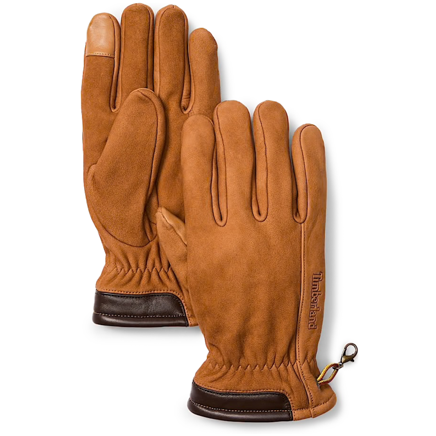 Mens Timberland Winter Hill Nubuck Gloves In Honey | Soletrader