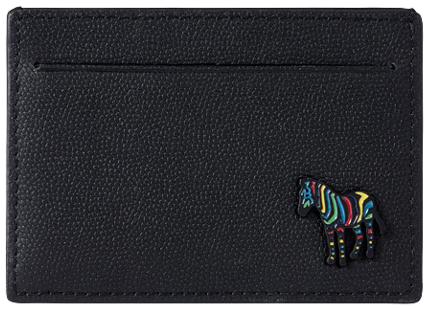 Mens Paul Smith Zebra Card Wallet In Black | Soletrader