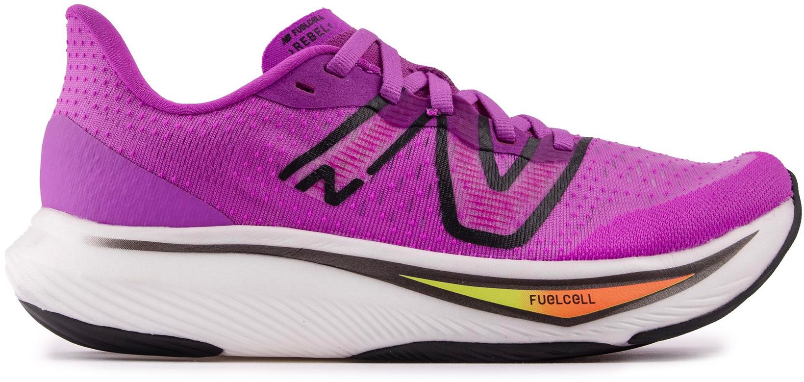 Womens New Balance Fuelcell Rebel V3 Trainers In Bright Purple | Soletrader