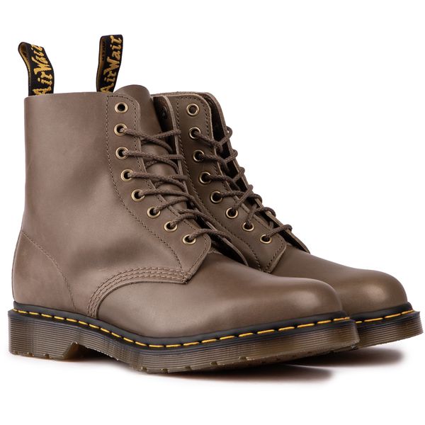 Mens Dr Martens 1460 Boots In Olive Green | Soletrader display picture 3