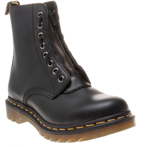 Black 1460 pascal zip boots best sale