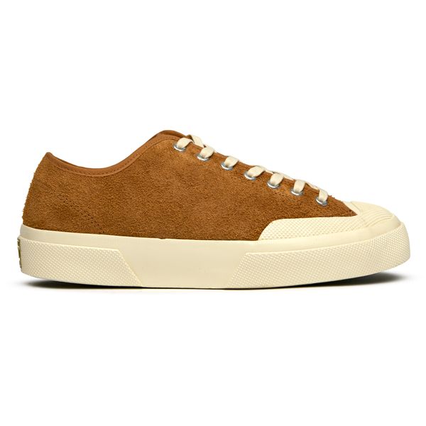 Mens Superga Artifact 2432 Works Sneakers In Tobacco Off White