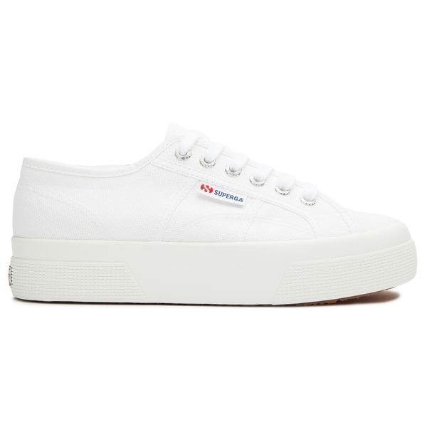 Womens Superga 2740 Platform Sneakers In White | Soletrader