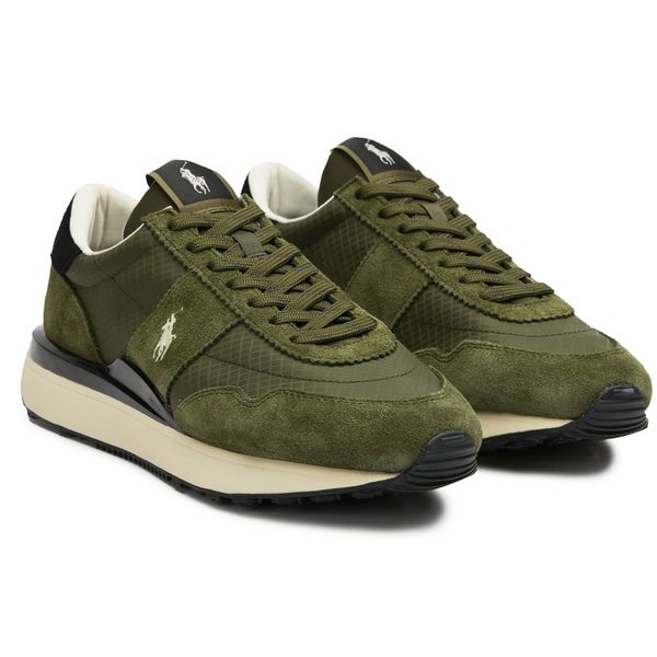 Polo Ralph Lauren TRKSTR 200II-SK-LTL Green‎ Suede Sneakers Shoes US 8 EUR 41 Polo Ralph Lauren suede sneakers Bedford Pp PRM EU main image 4