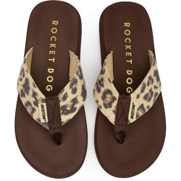 Rocket Dog Women's Spotlight Conga Flip Flops in Natural, 9 M