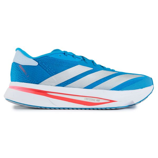 Mens Adidas Adizero SL 2 Sneakers In Blue/Silver | Soletrader