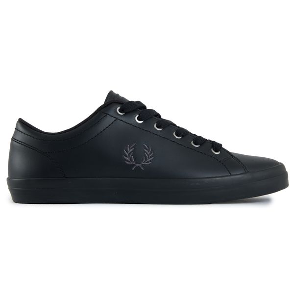 Mens Fred Perry B1306 Sneakers In Black | Soletrader
