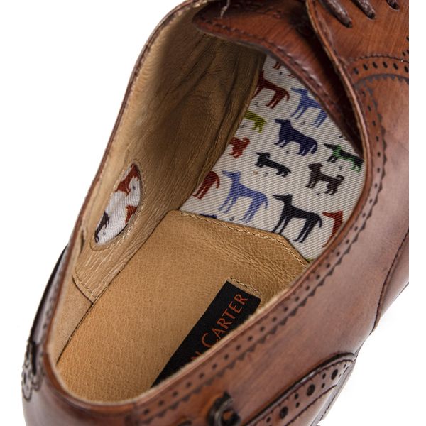 Mens Simon Carter Beagle Shoes In Tan | Soletrader display picture 1