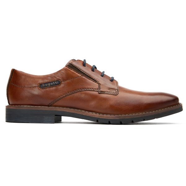 Mens Bugatti Comfort Wide Shoes In Tan | Soletrader display picture 1