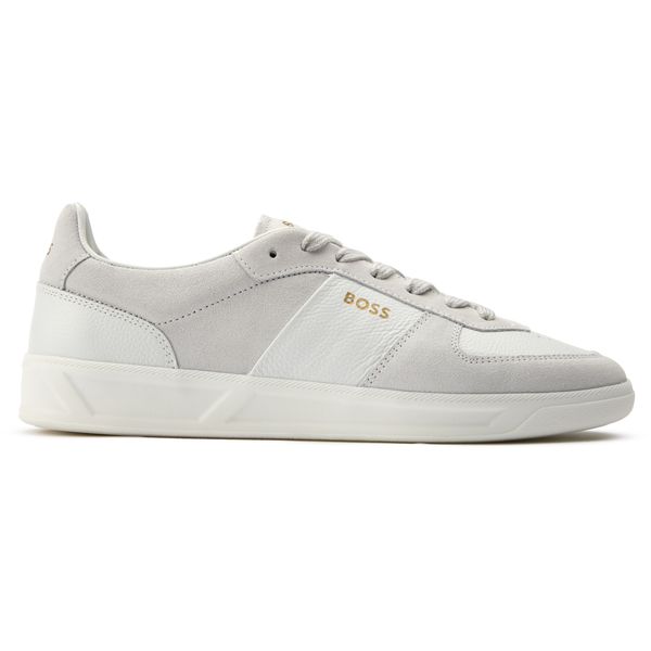 Mens Boss Brandon Sneakers In White | Soletrader