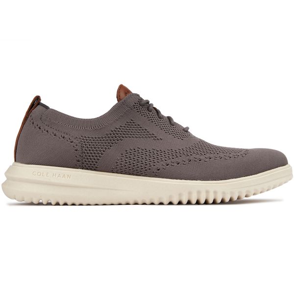 Mens Cole Haan Grand+ Stitchlite Shoes In Grey | Soletrader display picture 1