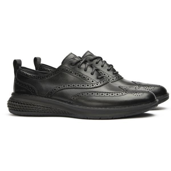 Elegant Cole Haan Original Grand Energy Weave Wingtip Shoes - Leather Upper Mens Cole Haan Original Grand Energy Weave Wingtip Shoes In  main image 4