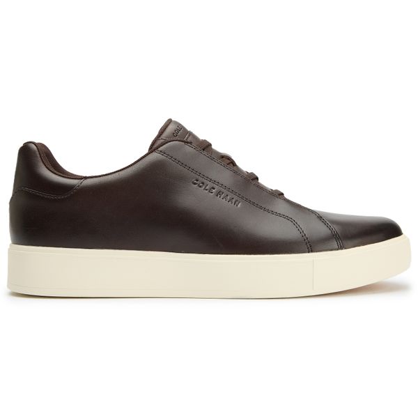 Mens Cole Haan Grand Crosscourt Tennis Sneakers In Dark Brown