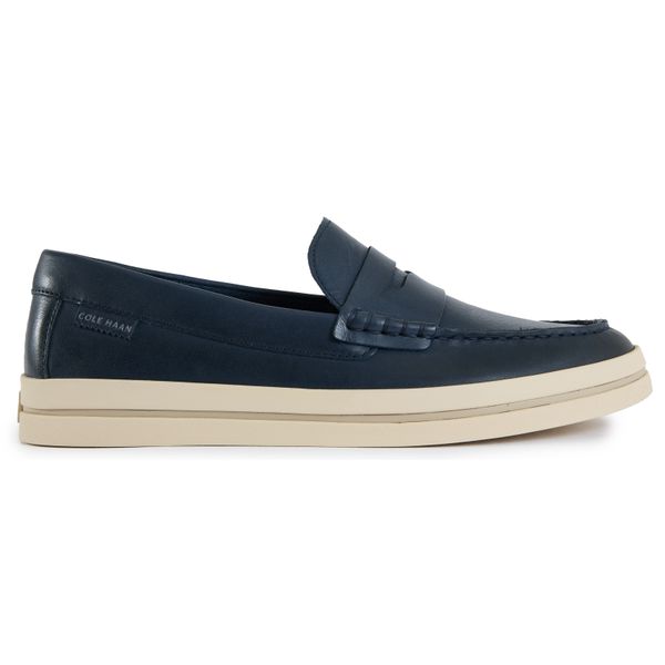 Mens Cole Haan Pinch Weekender Penny Shoes In Blue | Soletrader display picture 1